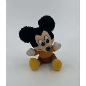 Dinsey- Vintage MICKEY MOUSE/ CHRISTMAS CAROL 7" plush toy/animal